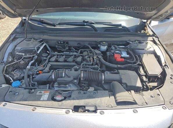 1HGCV1F44MA010076 2021 HONDA ACCORD Silver Rear interior view
