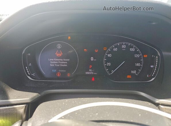 1HGCV1F44MA010076 2021 HONDA ACCORD Silver Instrument cluster view