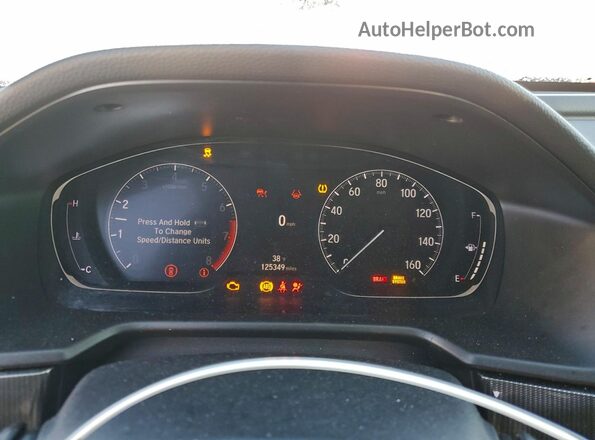 1HGCV1F44MA014466 2021 HONDA ACCORD Gray Widok zestawu wskaźników