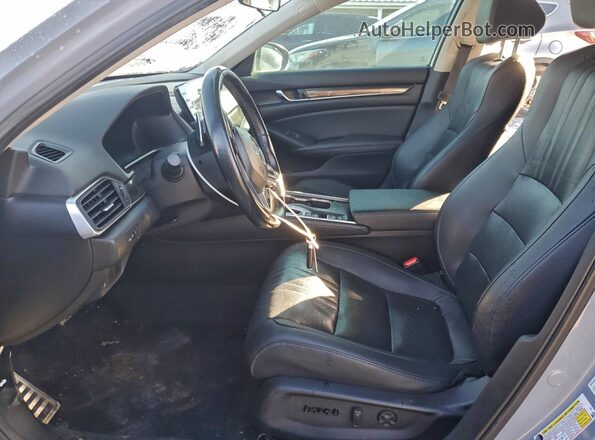 1HGCV1F44MA014466 2021 HONDA ACCORD Gray Widok wnętrza z przodu