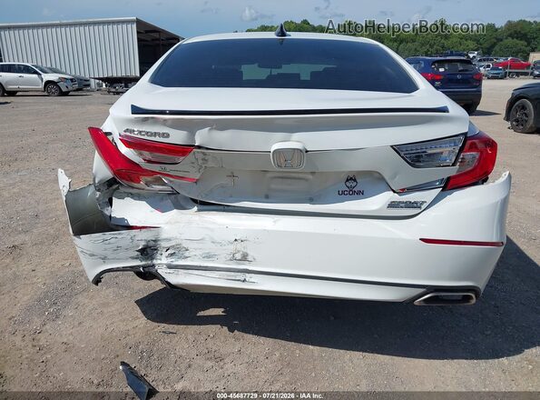 1HGCV1F44MA033969 2021 HONDA ACCORD Белый Вид спереди