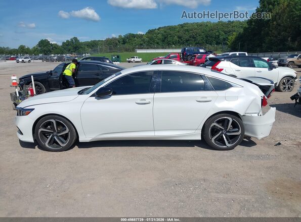 1HGCV1F44MA033969 2021 HONDA ACCORD Белый Панорамный вид салона 360°
