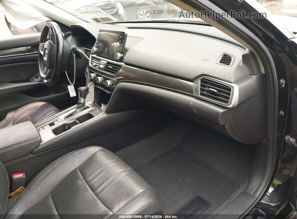 1HGCV1F44MA043658 2021 HONDA ACCORD Black Front interior view