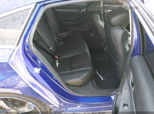 1HGCV1F44MA046673 2021 HONDA ACCORD Blue VIN კოდის სტიკერის ხედი