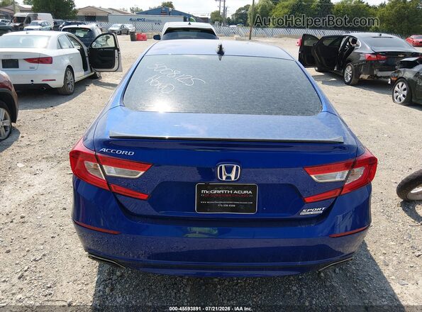 1HGCV1F44MA046673 2021 HONDA ACCORD Blue 