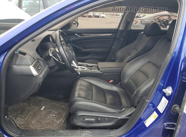 1HGCV1F44MA071993 2021 HONDA ACCORD Blue Սալոնի դիմացի տեսք
