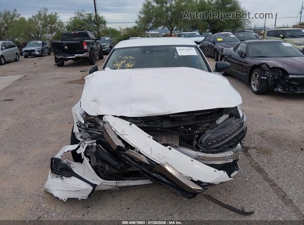 1HGCV1F44NA044326 2022 HONDA ACCORD White Widok zestawu wskaźników