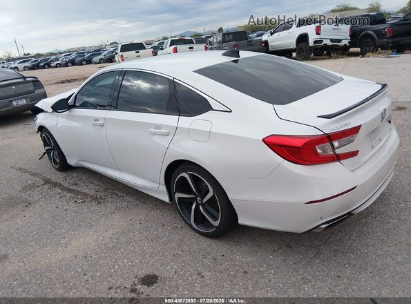 1HGCV1F44NA044326 2022 HONDA ACCORD White Widok wnętrza 360 stopni
