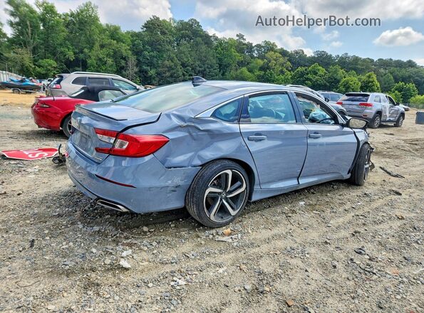 1HGCV1F44NA083269 2022 HONDA ACCORD Gray Trasero derecho