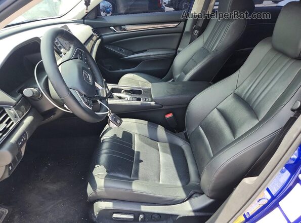1HGCV1F44NA109384 2022 HONDA ACCORD Blue Սալոնի դիմացի տեսք