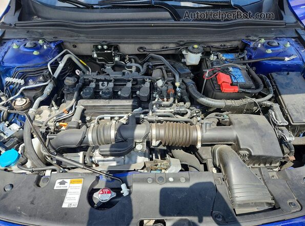 1HGCV1F44NA109384 2022 HONDA ACCORD Blue Սալոնի հետևի տեսք