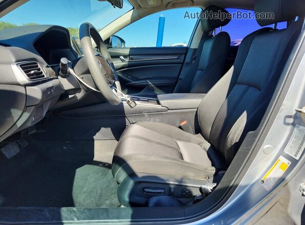 1HGCV1F45KA140669 2019 HONDA ACCORD Gray Սալոնի դիմացի տեսք