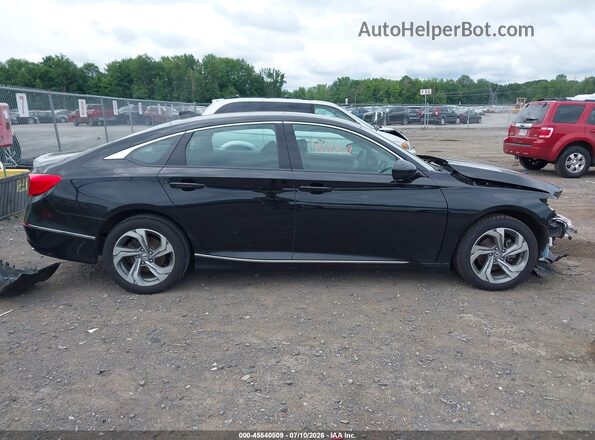 1HGCV1F45LA004379 2020 HONDA ACCORD Черный Вид задней части салона