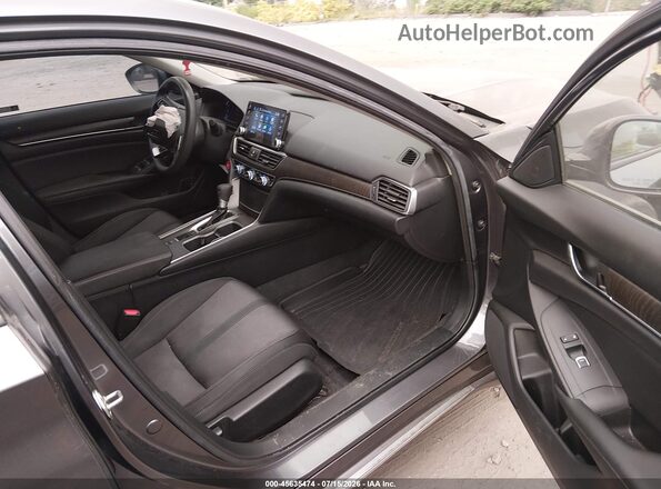 1HGCV1F45LA077963 2020 HONDA ACCORD Gray Widok wnętrza z przodu