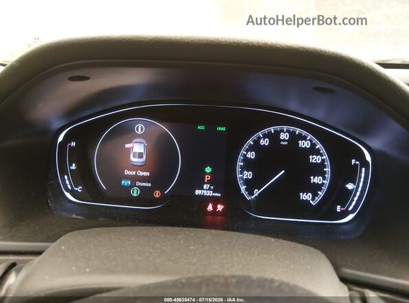 1HGCV1F45LA077963 2020 HONDA ACCORD Gray Widok tylnych siedzeń