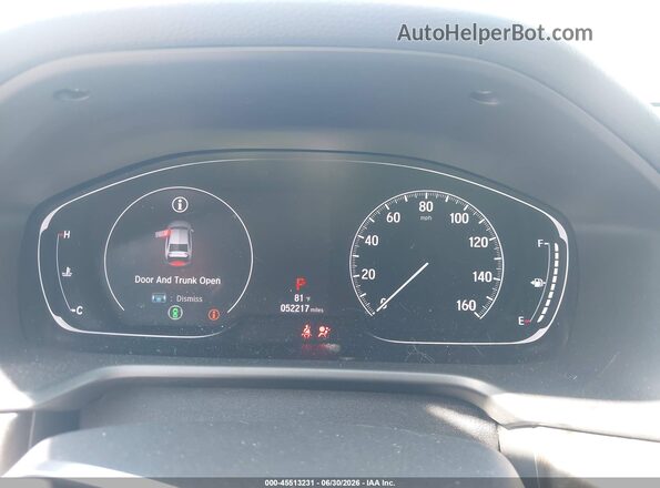 1HGCV1F45LA117667 2020 HONDA ACCORD Gray Հետևի նստատեղերի տեսք