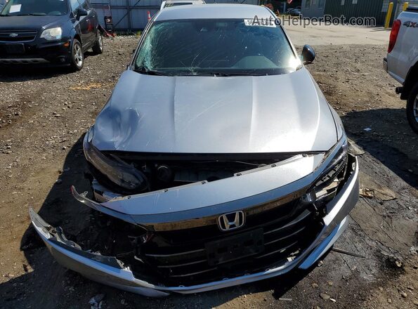 1HGCV1F45MA007090 2021 HONDA ACCORD Серебряный Вид спереди