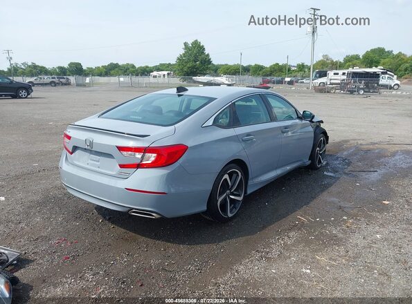1HGCV1F45MA057794 2021 HONDA ACCORD Blue Rear right