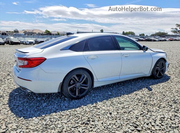 1HGCV1F45MA067595 2021 HONDA ACCORD White უკანა მარჯვენა