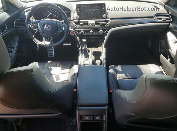 1HGCV1F45MA067595 2021 HONDA ACCORD White წინა პანელის ხედი