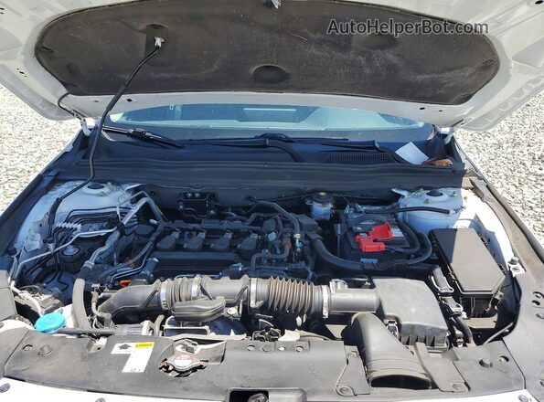 1HGCV1F45MA067595 2021 HONDA ACCORD White უკანა სალონის ხედი