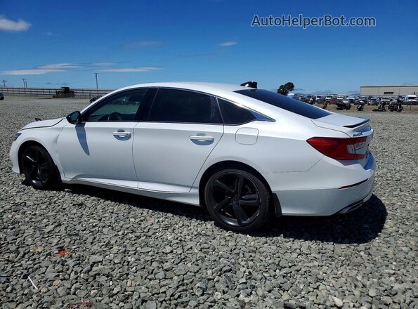 1HGCV1F45MA067595 2021 HONDA ACCORD White უკანა მარცხენა