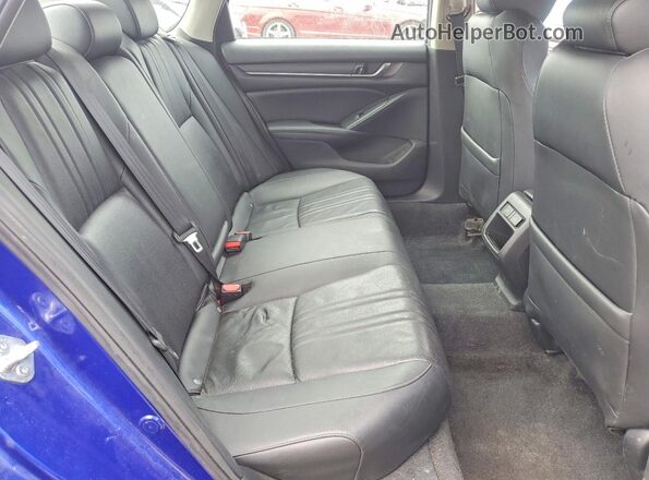 1HGCV1F45MA113152 2021 HONDA ACCORD Синий Вид задних сидений