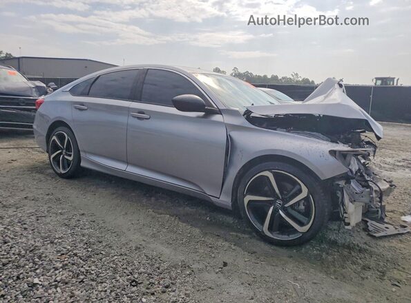 1HGCV1F45NA004403 2022 HONDA ACCORD Silver Przód prawy