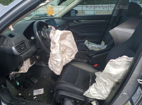 1HGCV1F45NA004403 2022 HONDA ACCORD Silver Widok wnętrza z przodu