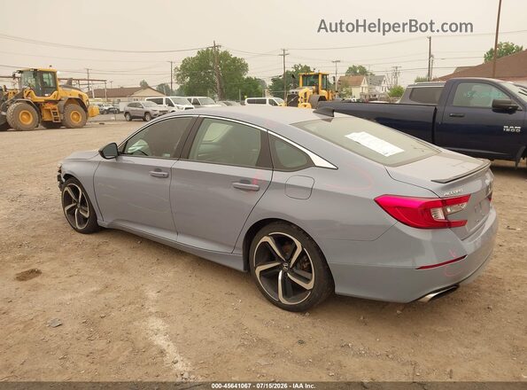1HGCV1F45NA011027 2022 HONDA ACCORD Gray Հետևի ձախ