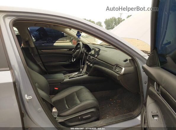 1HGCV1F45NA011027 2022 HONDA ACCORD Gray Սալոնի դիմացի տեսք