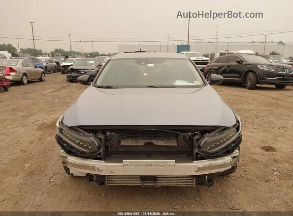 1HGCV1F45NA011027 2022 HONDA ACCORD Gray Սարքավորումների վահանակի տեսք