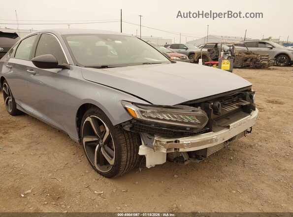 1HGCV1F45NA011027 2022 HONDA ACCORD Gray 