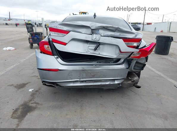 1HGCV1F45NA046747 2022 HONDA ACCORD Silver Вид спереду