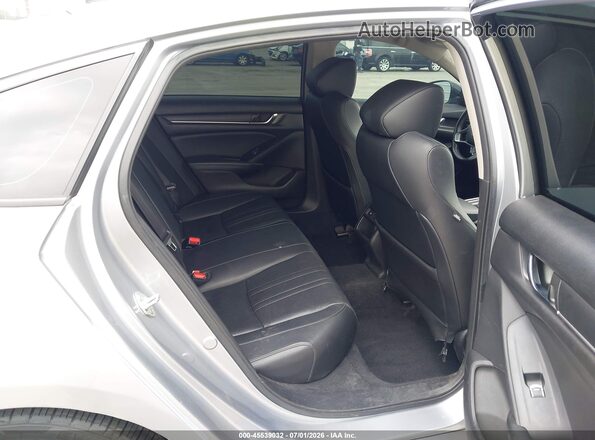 1HGCV1F45NA046747 2022 HONDA ACCORD Silver Вид наклейки з VIN-кодом