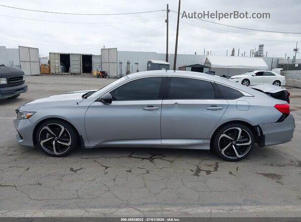 1HGCV1F45NA046747 2022 HONDA ACCORD Silver Панорамний вид салону 360°
