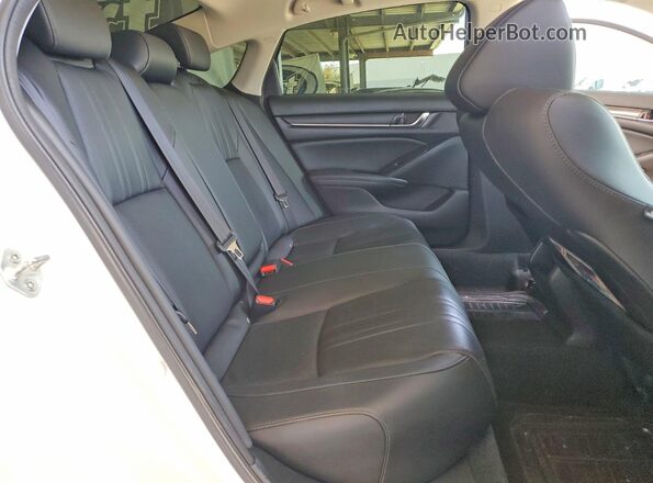 1HGCV1F45NA060681 2022 HONDA ACCORD White უკანა სავარძლების ხედი