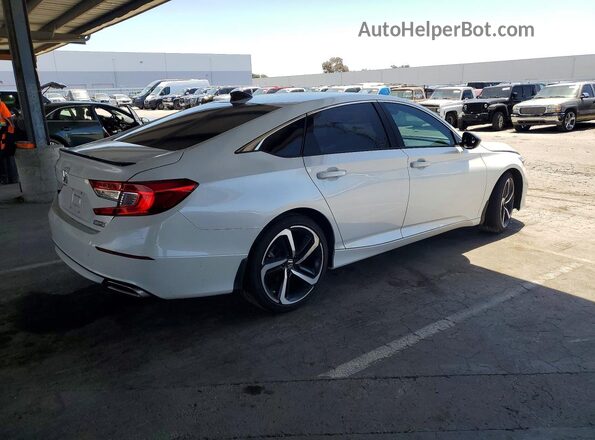 1HGCV1F45NA060681 2022 HONDA ACCORD White უკანა მარჯვენა