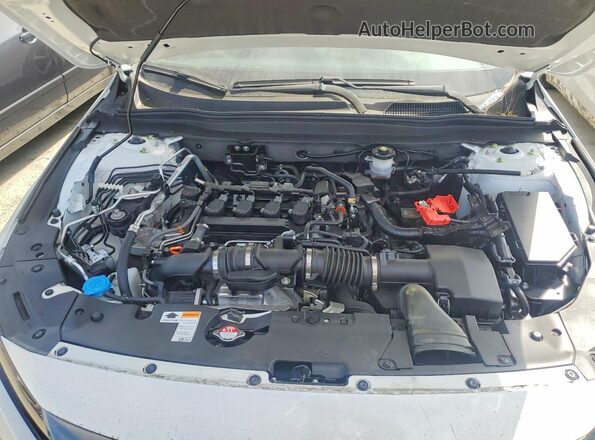 1HGCV1F45NA060681 2022 HONDA ACCORD White უკანა სალონის ხედი
