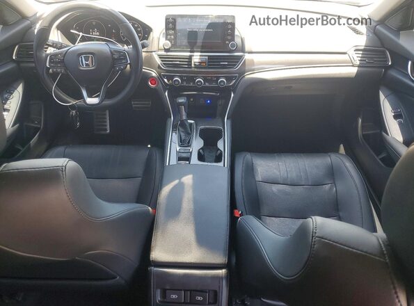 1HGCV1F45NA098511 2022 HONDA ACCORD Black Dashboard view