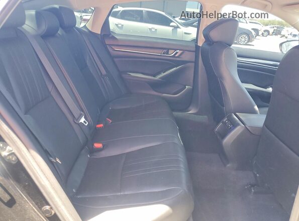 1HGCV1F45NA098511 2022 HONDA ACCORD Black Rear seats view