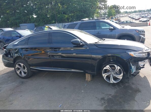 1HGCV1F46JA001486 2018 HONDA ACCORD Black Vista interior de 360 grados
