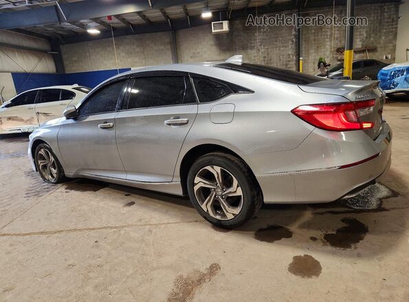 1HGCV1F46JA171346 2018 HONDA ACCORD Silver Հետևի ձախ