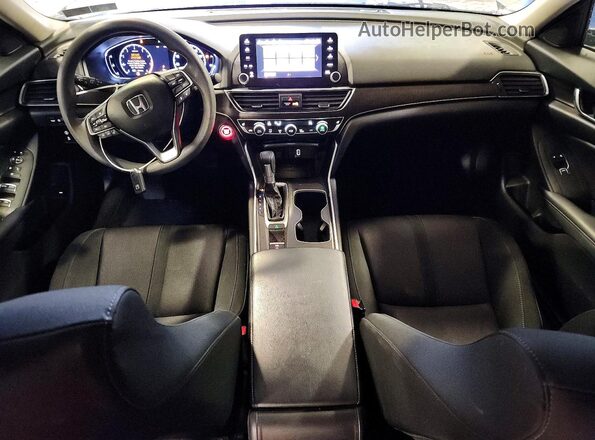 1HGCV1F46JA171346 2018 HONDA ACCORD Silver Առջևի վահանակի տեսք