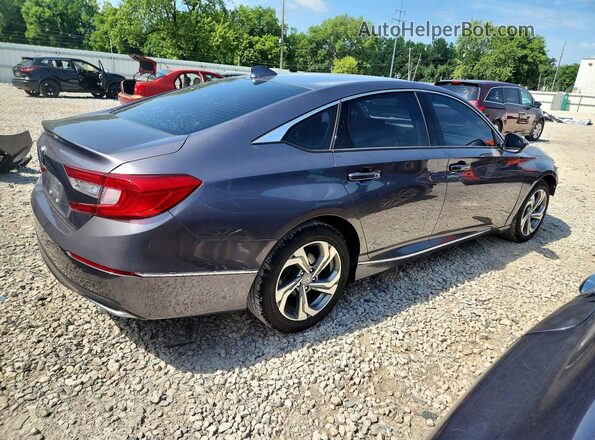 1HGCV1F46KA065027 2019 HONDA ACCORD Gray Задня права чверть