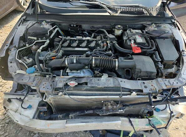 1HGCV1F46KA065027 2019 HONDA ACCORD Gray Вид задньої частини салону