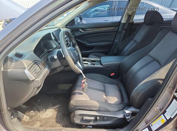 1HGCV1F46KA065027 2019 HONDA ACCORD Gray Вид салону спереду