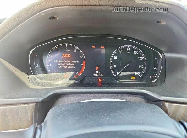 1HGCV1F46KA065027 2019 HONDA ACCORD Gray Вид щитка приладів