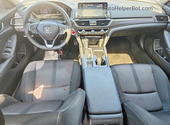 1HGCV1F46KA065027 2019 HONDA ACCORD Gray Вид панелі приладів