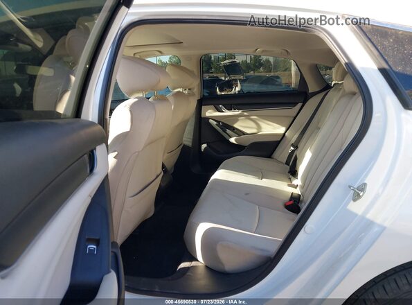 1HGCV1F46LA015861 2020 HONDA ACCORD White VIN კოდის სტიკერის ხედი